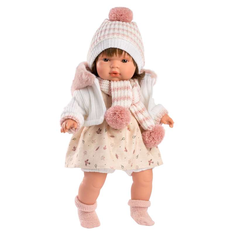 Llorens - Baby Girl Doll with Clothing & Accessories: Lola - 38cm (Mechanism Optional)