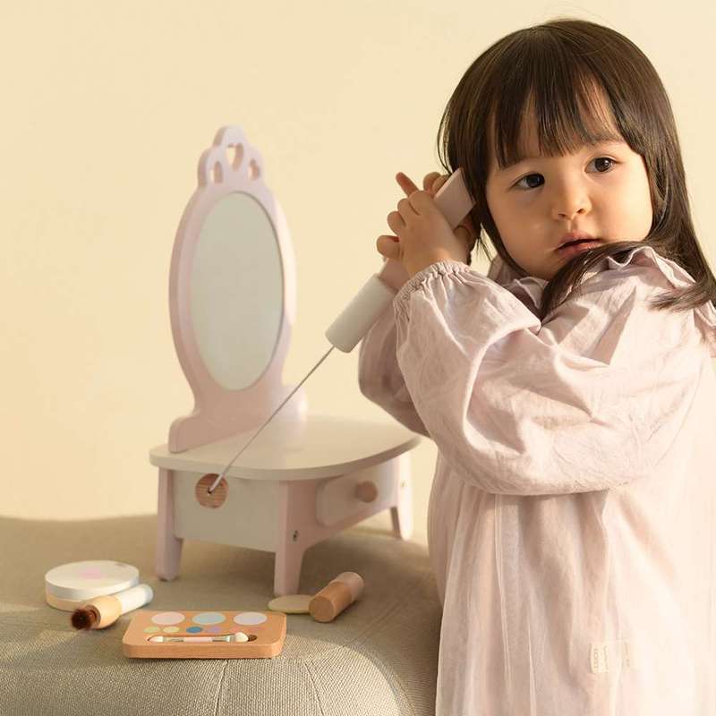 Classic World - Pretend & Play - Pink Vanity Dresser