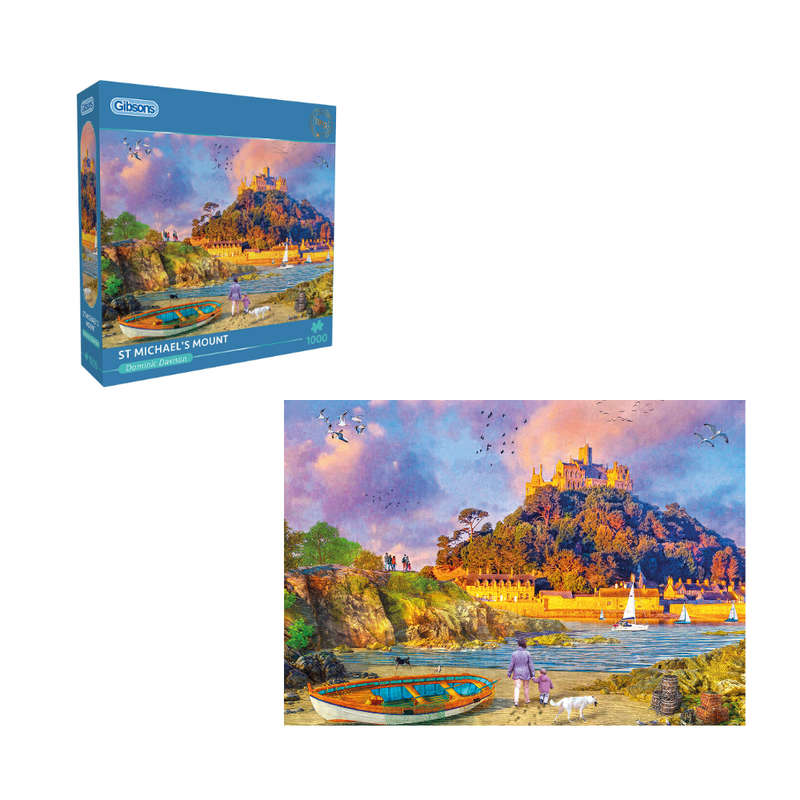 Gibsons - St Michael's Mount - 1000 Piece Jigsaw Puzzle