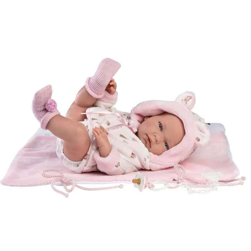 Llorens - Baby Girl Doll With Clothing And Accessories: Nica With Nappy Changer - 40cm