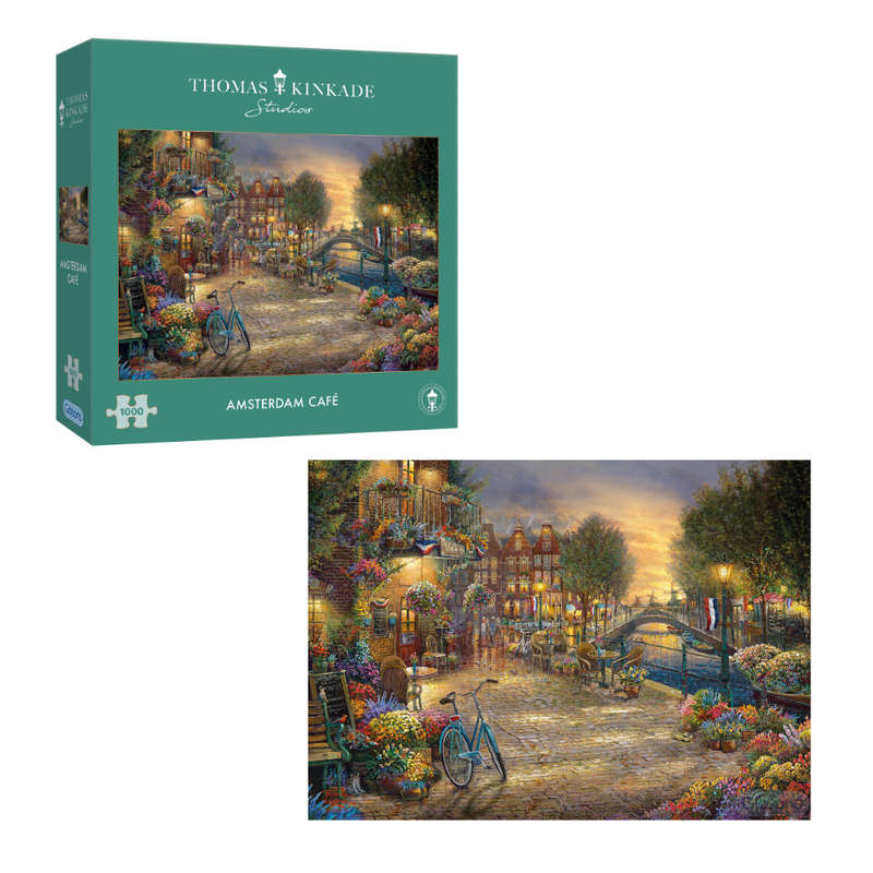 Gibsons - Amsterdam Café - 1000 Piece Jigsaw Puzzle