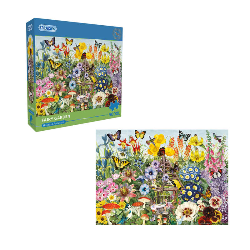 Gibsons - Fairy Garden - XL Pieces - 500 Piece Jigsaw Puzzle