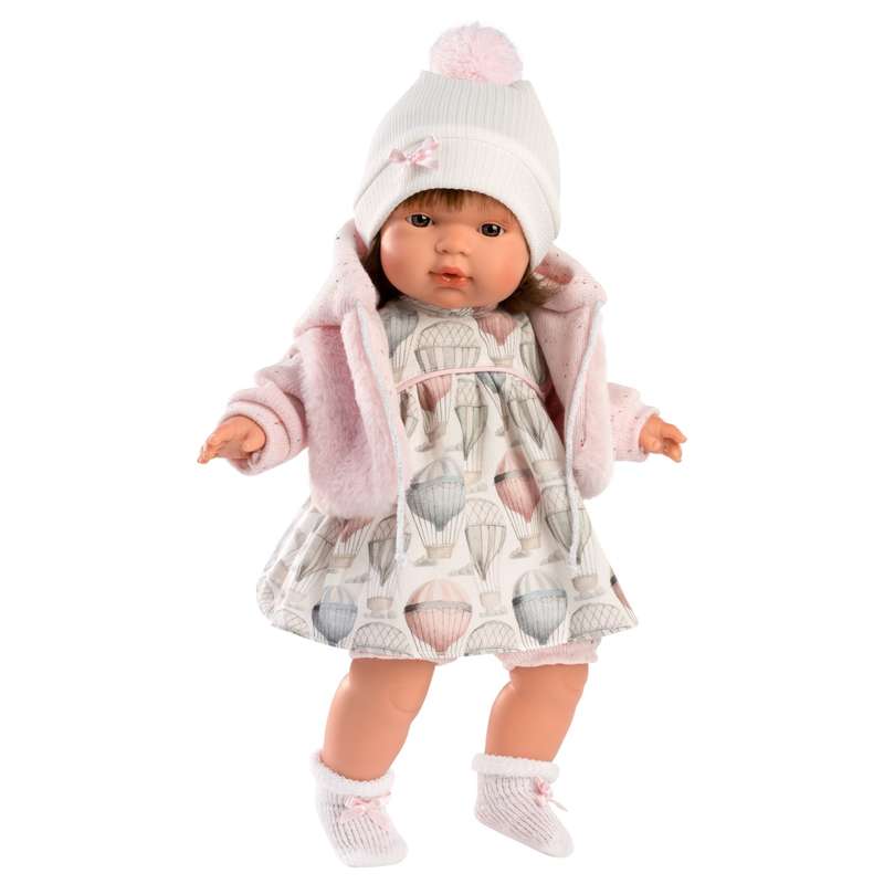 Llorens - Baby Girl Doll with Clothing, Blanket & Accessories: Lola - 38cm (Mechanism Optional)
