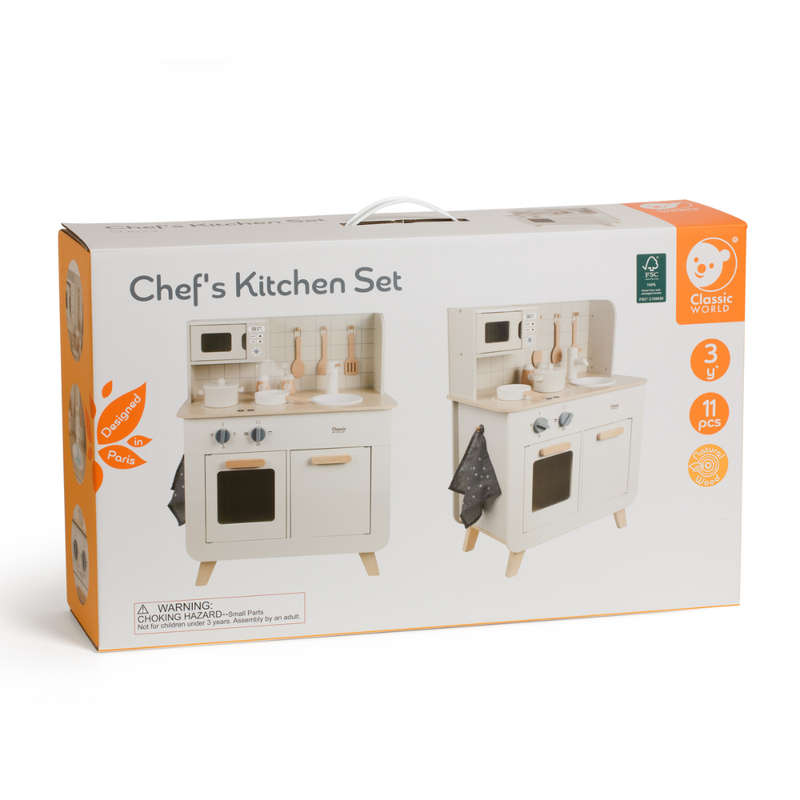 Classic World - Pretend & Play - Chef's Kitchen Set