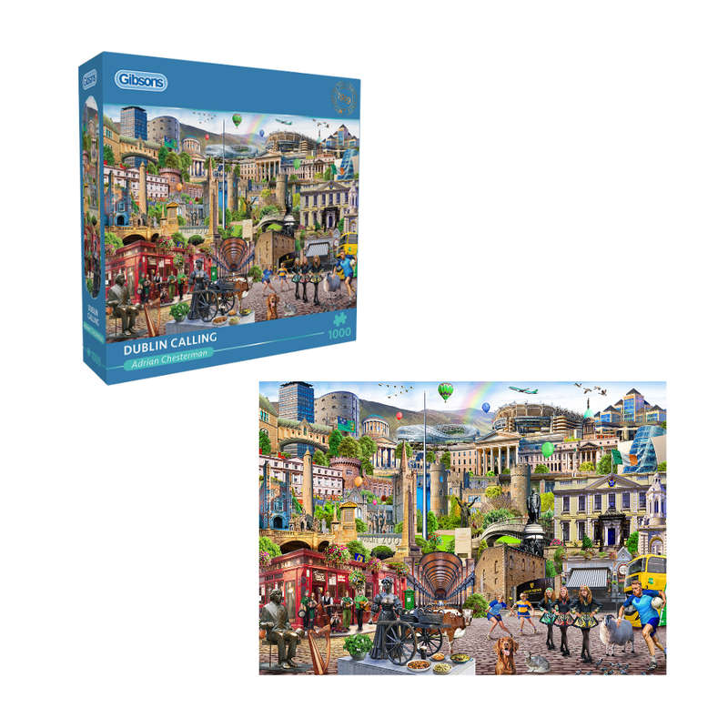 Gibsons - Dublin Calling - 1000 Piece Jigsaw Puzzle