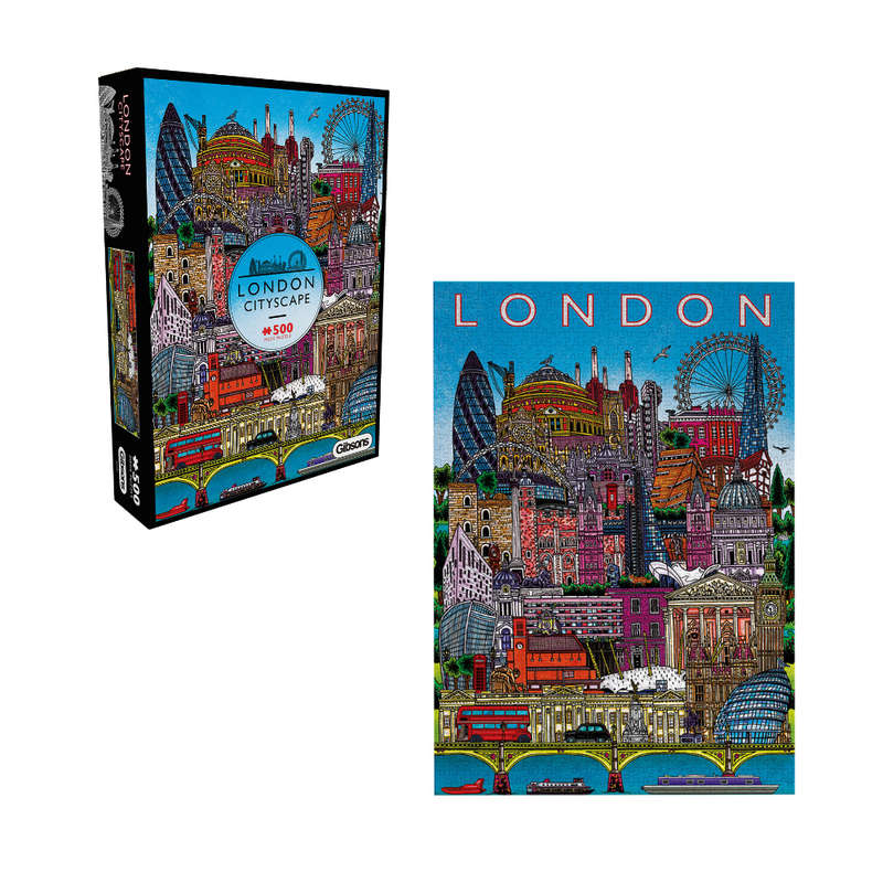 Gibsons - London Cityscape - 500 Piece Jigsaw Puzzle