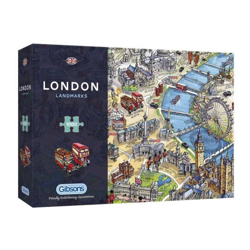 Gibsons - London Landmarks - Jigsaw Puzzle - 1000pcs