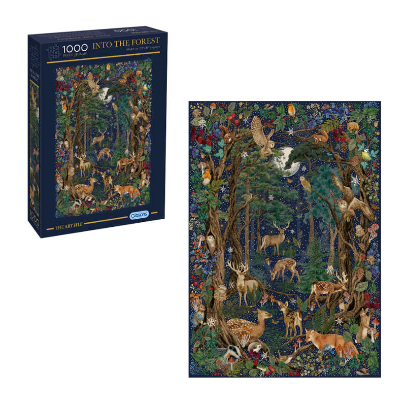 Gibsons - The Art File: Into the Forest - 1000 Piece Jigsaw Puzzle