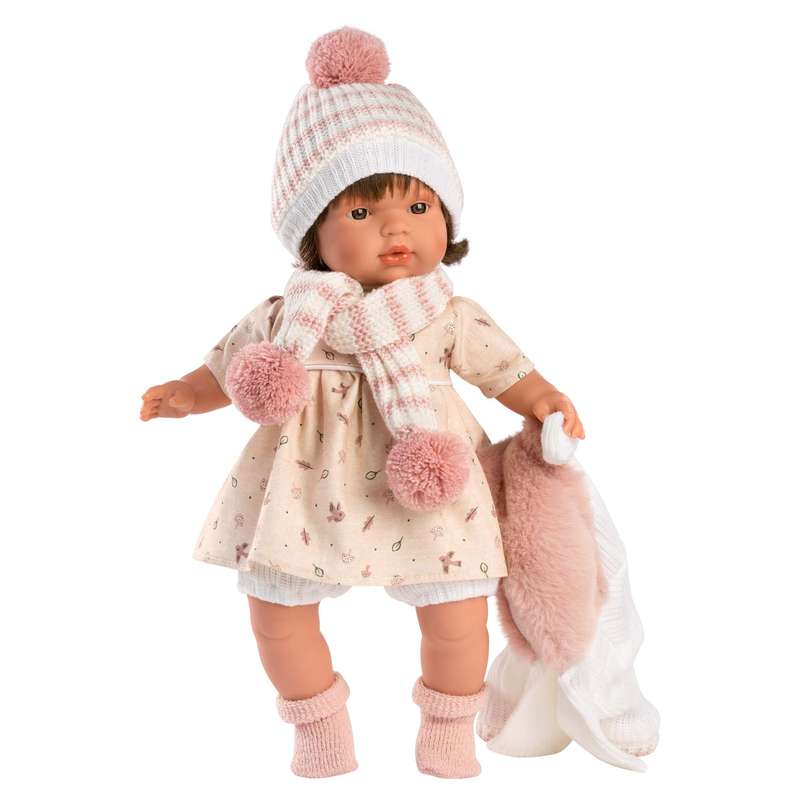 Llorens - Baby Girl Doll with Clothing & Accessories: Lola - 38cm (Mechanism Optional)