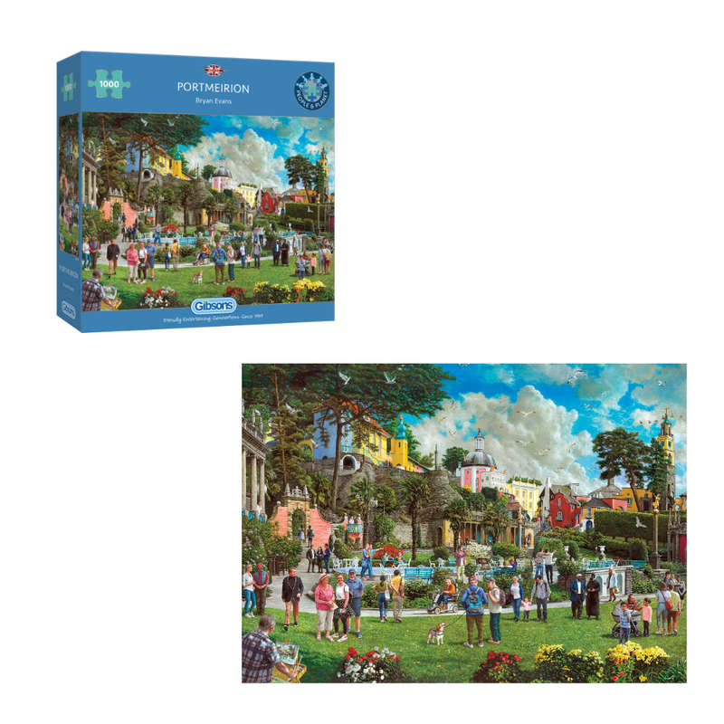 Gibsons - Portmeirion - 1000 Piece Jigsaw Puzzle