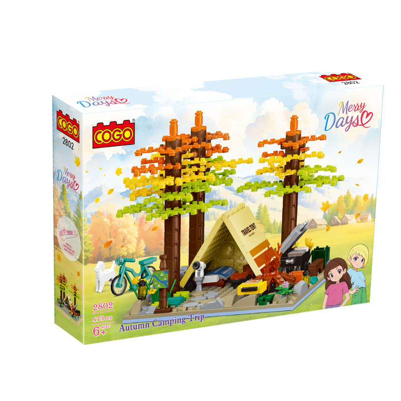 Cogo - Building Block Set - Outdoor Adventure Camp - 473 Pieces