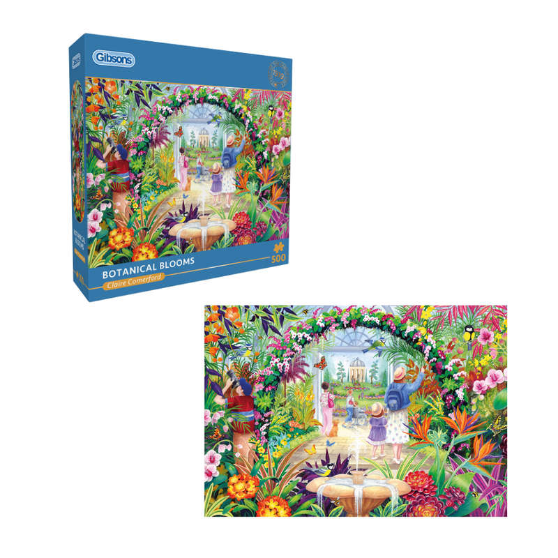 Gibsons - Botanical Blooms - 500 Piece Jigsaw Puzzle
