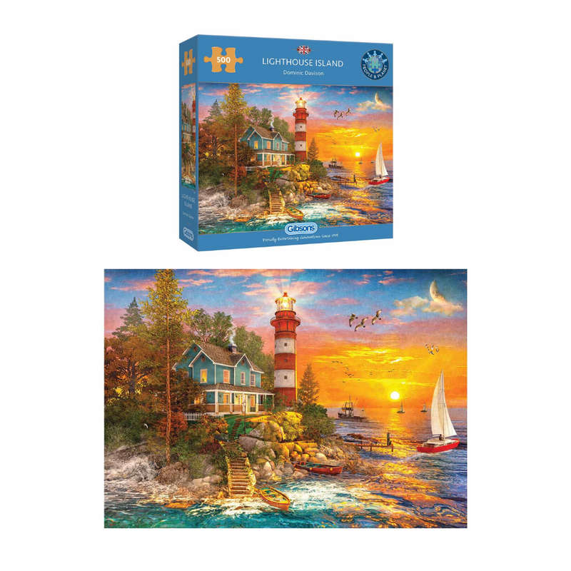 Gibsons - Lighthouse Island - Jigsaw Puzzle - 500pcs