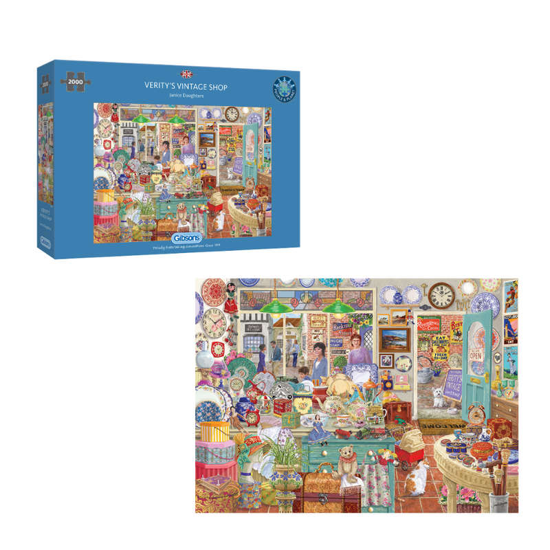 Gibsons - Verity's Vintage Shop - 2000 Piece Jigsaw Puzzle