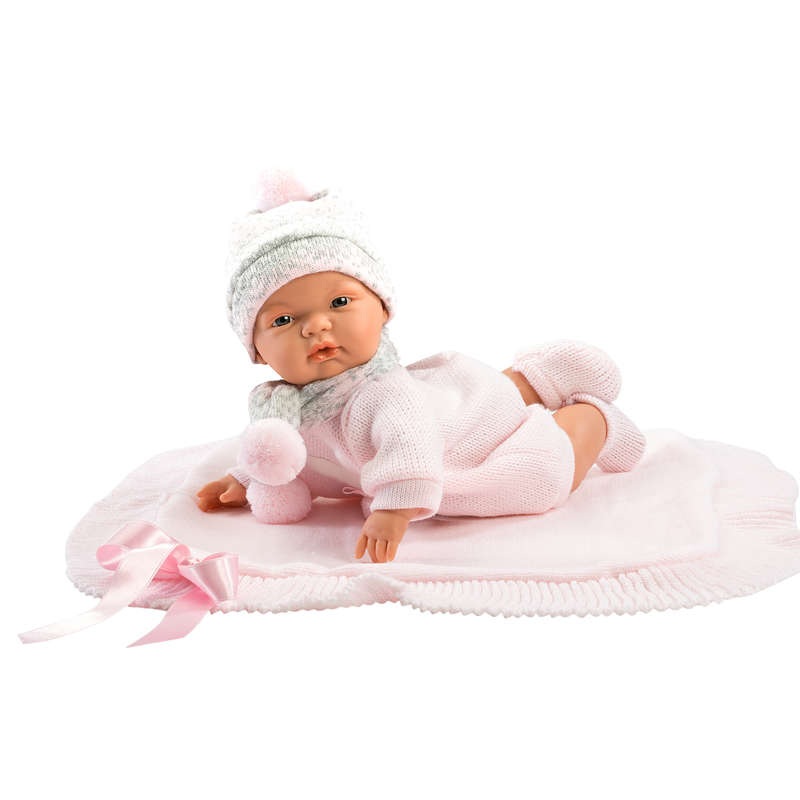 Llorens - Baby Girl Doll & Blanket: Joelle - 38cm (Mechanism Optional)