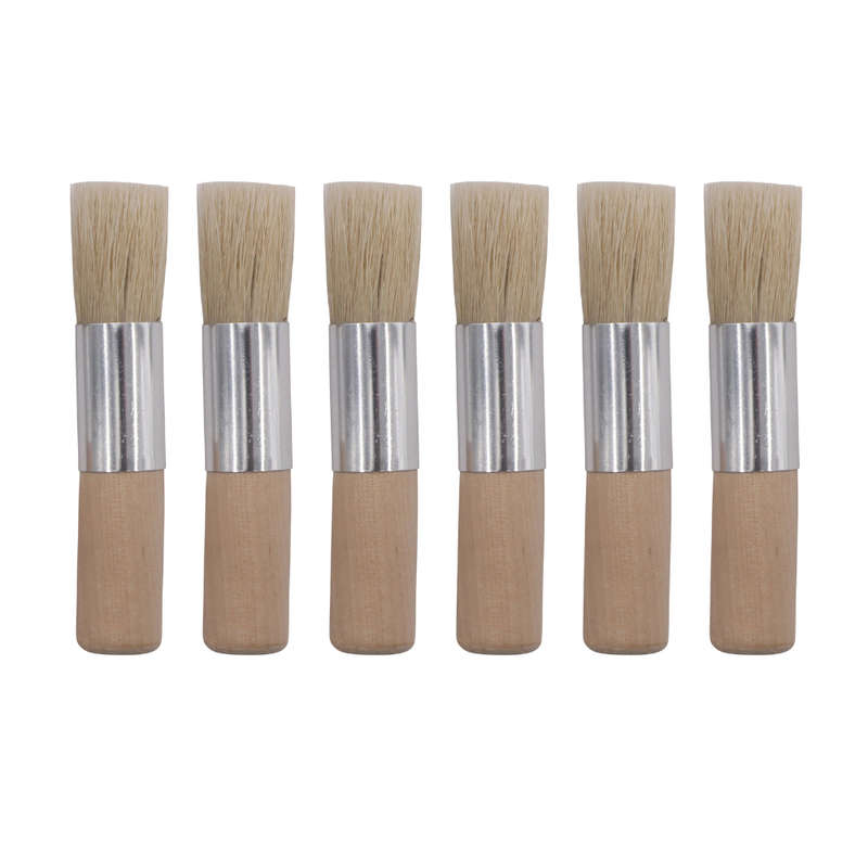 Anthony Peters - Set Of 6 Chunky Stencil Brushes - 18mm