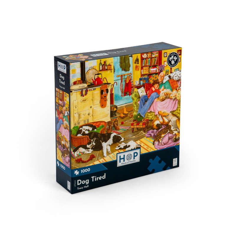 House of Puzzles - Dog Tired - 1000 Piece Jigsaw Puzzle