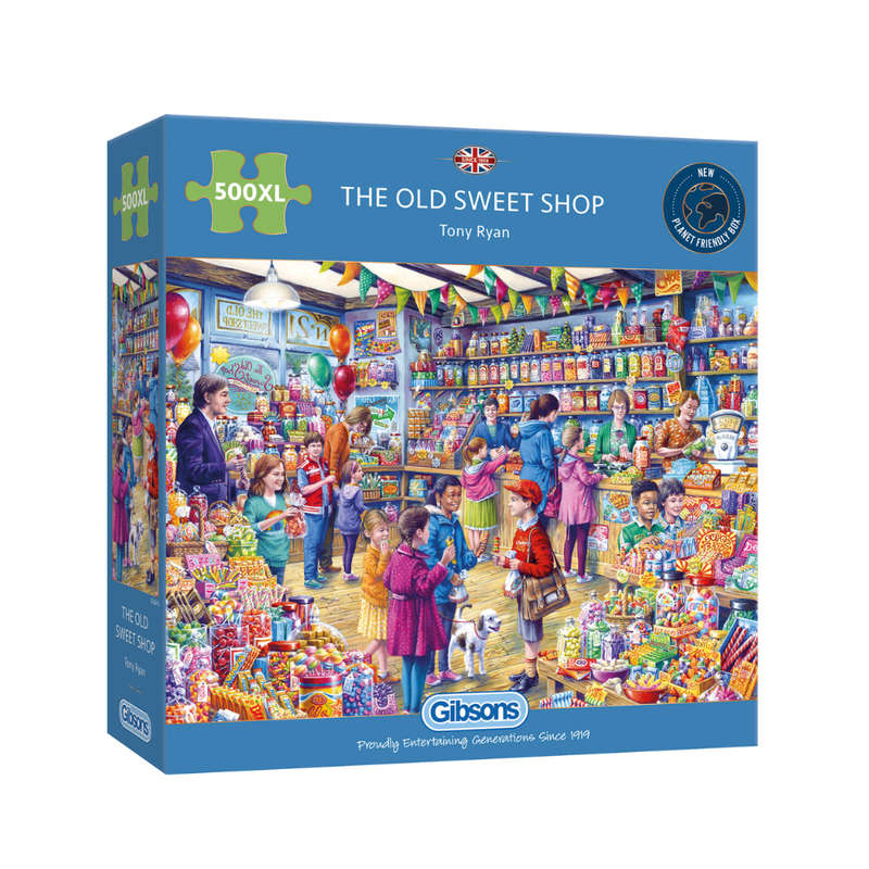 Gibsons - The Old Sweet Shop - XL Pieces - 500 Piece Jigsaw Puzzle