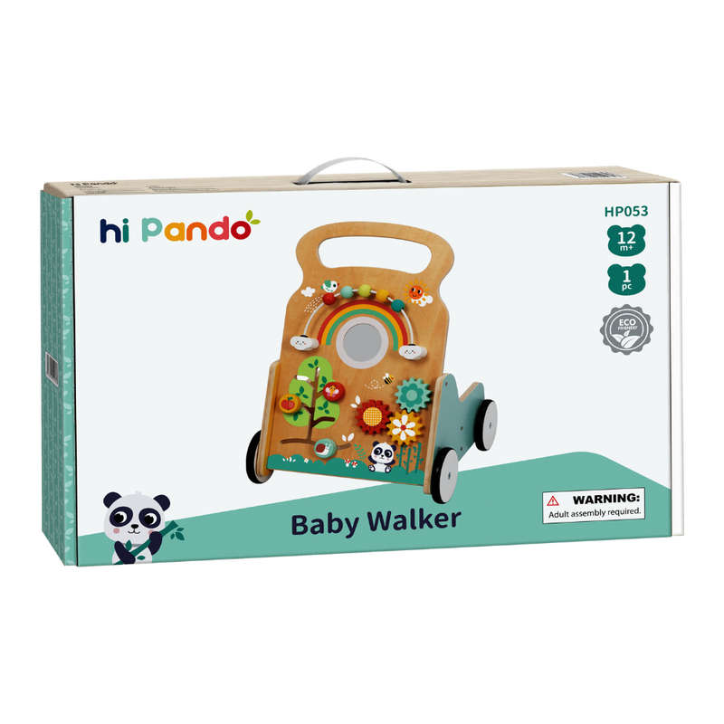 hi Pando - Multi-Activity Wooden Baby Walker