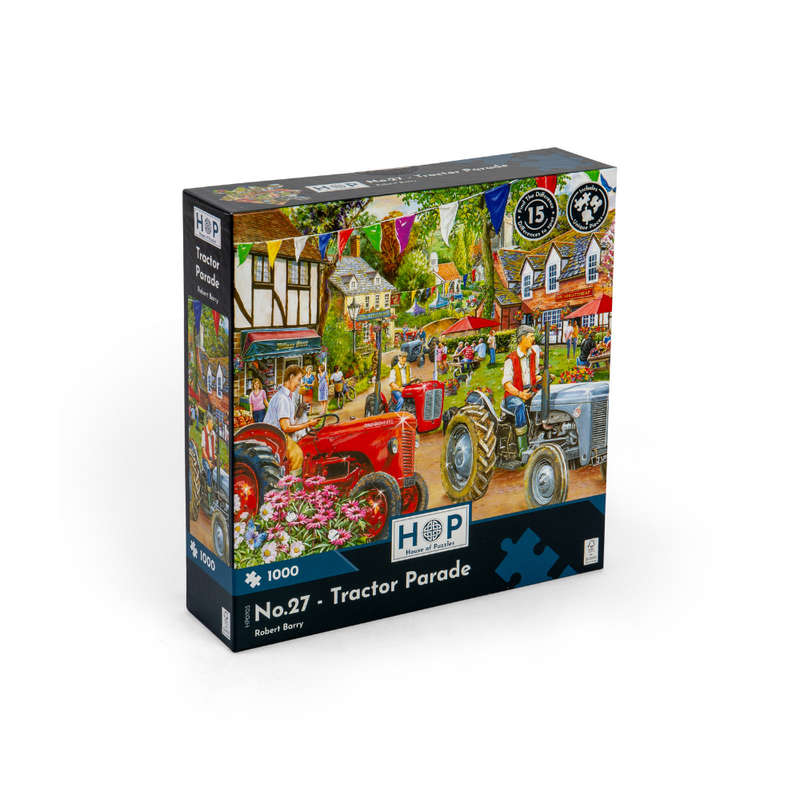 House of Puzzles - No.27 - Tractor Parade - 1000 Piece Jigsaw Puzzle