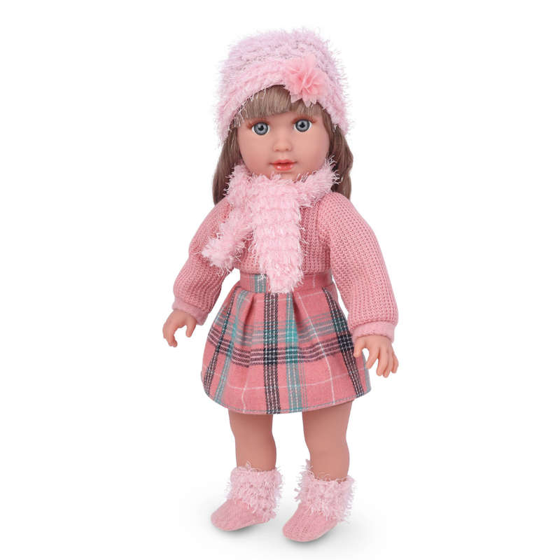 Fashion Doll - Leila - Dress, Beanie & Shoes - 40cm