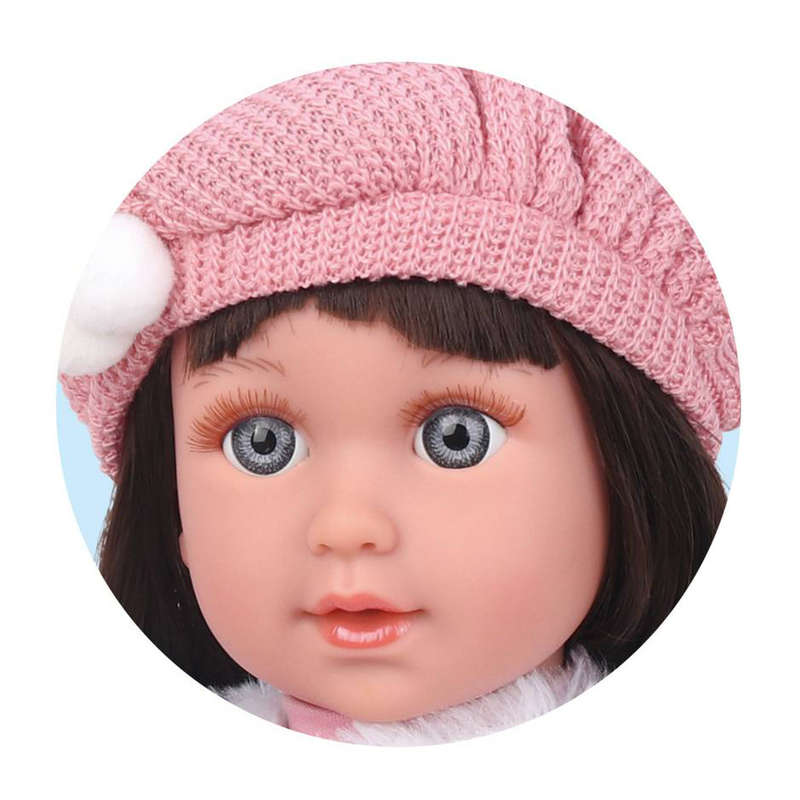 Fashion Doll - Nina - Dress, Beanie & Shoes - 40cm