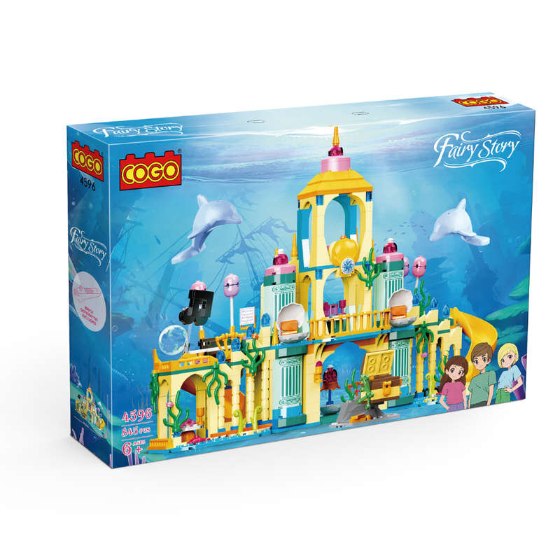 Cogo - Building Block Set - Magical Underwater Castle - 845 Pieces