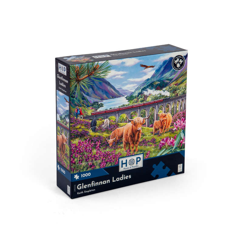 House of Puzzles - Glenfinnan Ladies - 1000 Piece Jigsaw Puzzle