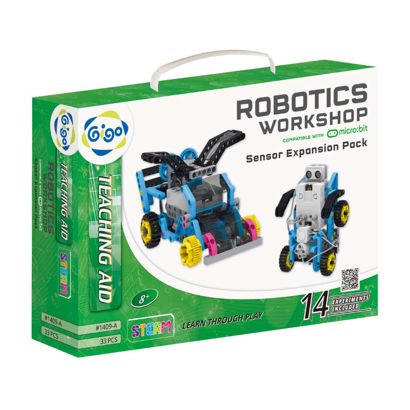 Gigo - Robotics Workshop Sensor Expansion Pack - Compatible with micro:bit (not included)