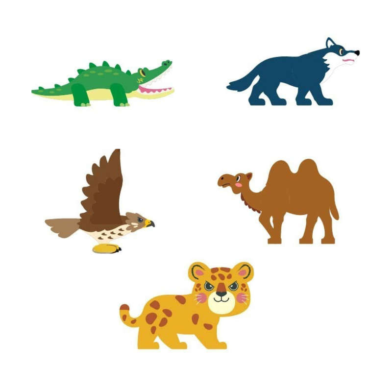 Magnetic Tiles - Forest Animals Set - 30 Pieces