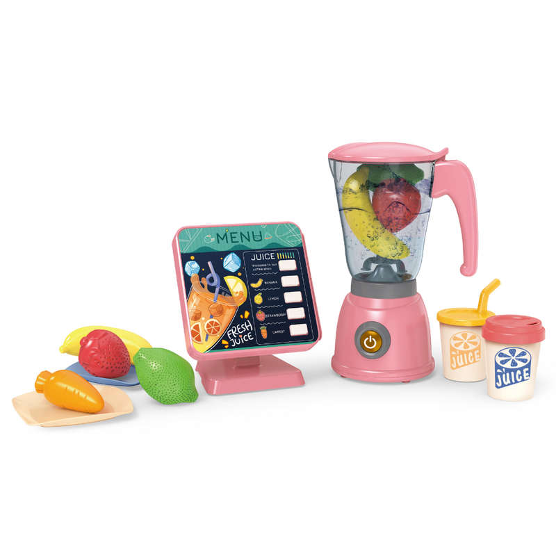 Pretend & Play Blender Set with Sound, Spinning Action & Ordering Station - Pink