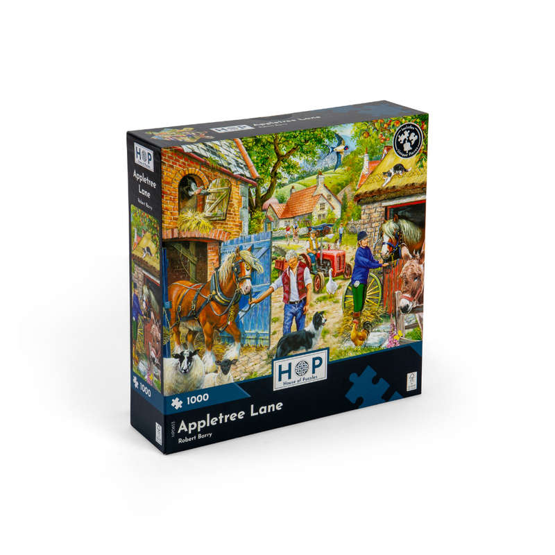 House of Puzzles - Appletree Lane - 1000 Piece Jigsaw Puzzle