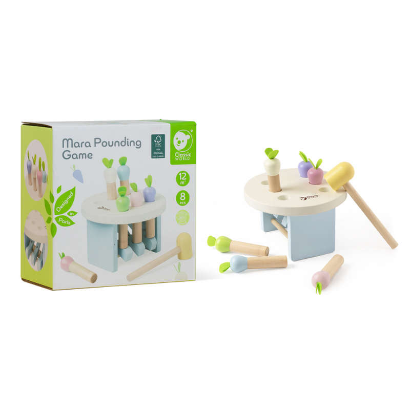 Classic World - Mara Pound & Tap Carrot Bench - 8pcs