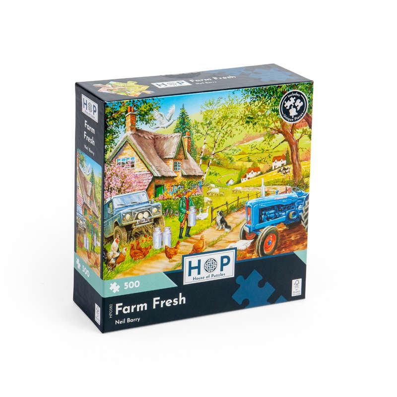 House of Puzzles - Farm Fresh - 500 Piece Jigsaw Puzzle