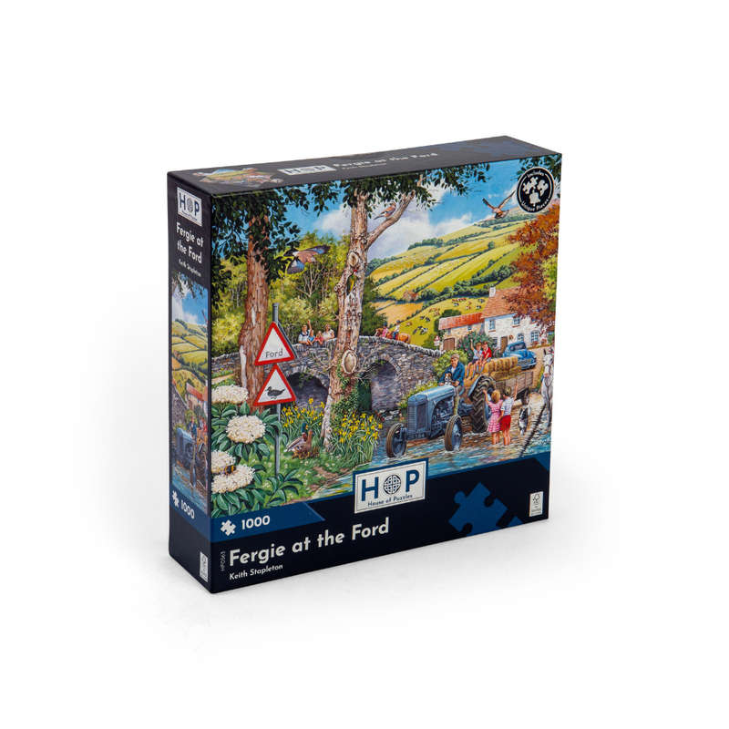 House of Puzzles - Fergie At The Ford - 1000 Piece Jigsaw Puzzle