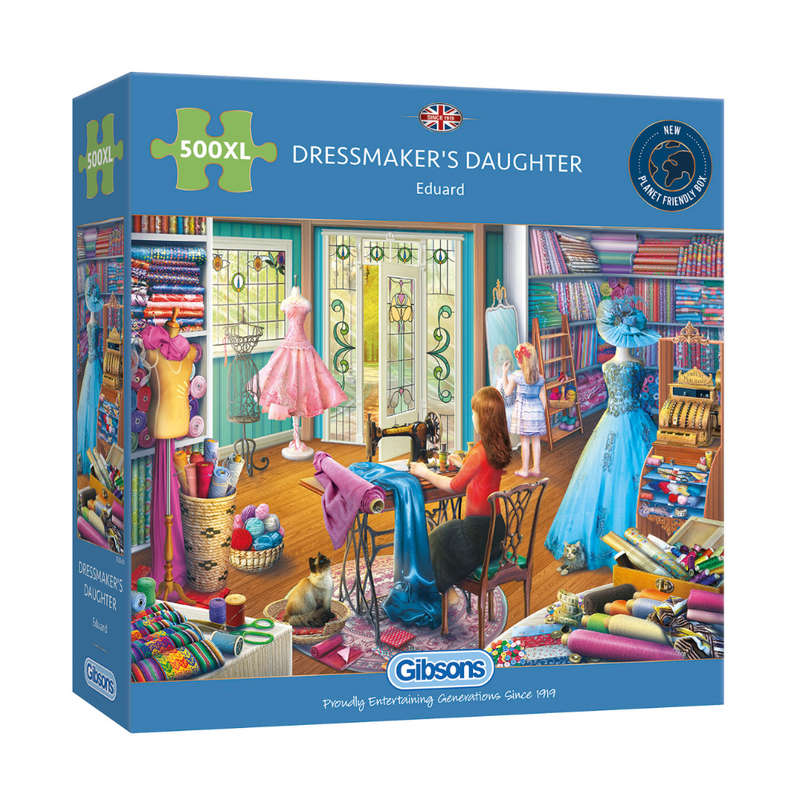 Gibsons - The Dressmaker's Daughter - XL Pieces - 500 Piece Jigsaw Puzzle