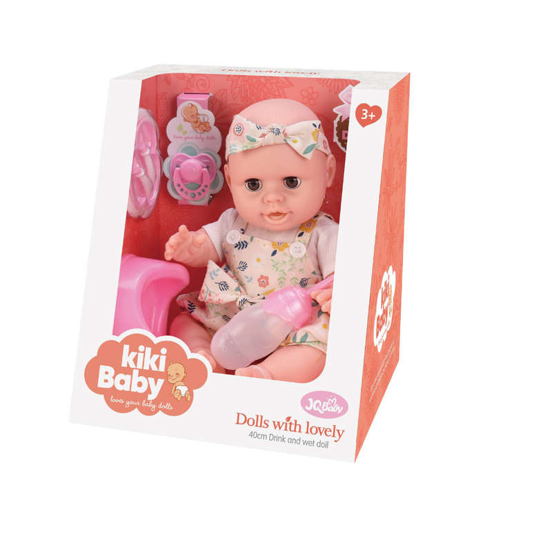 Baby Doll with Clothing, Potty & Accessories - Vinyl Body - 38cm