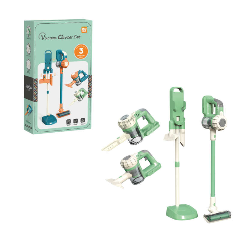 Pretend & Play Vacuum Cleaner with Suction Power & Sound Effects