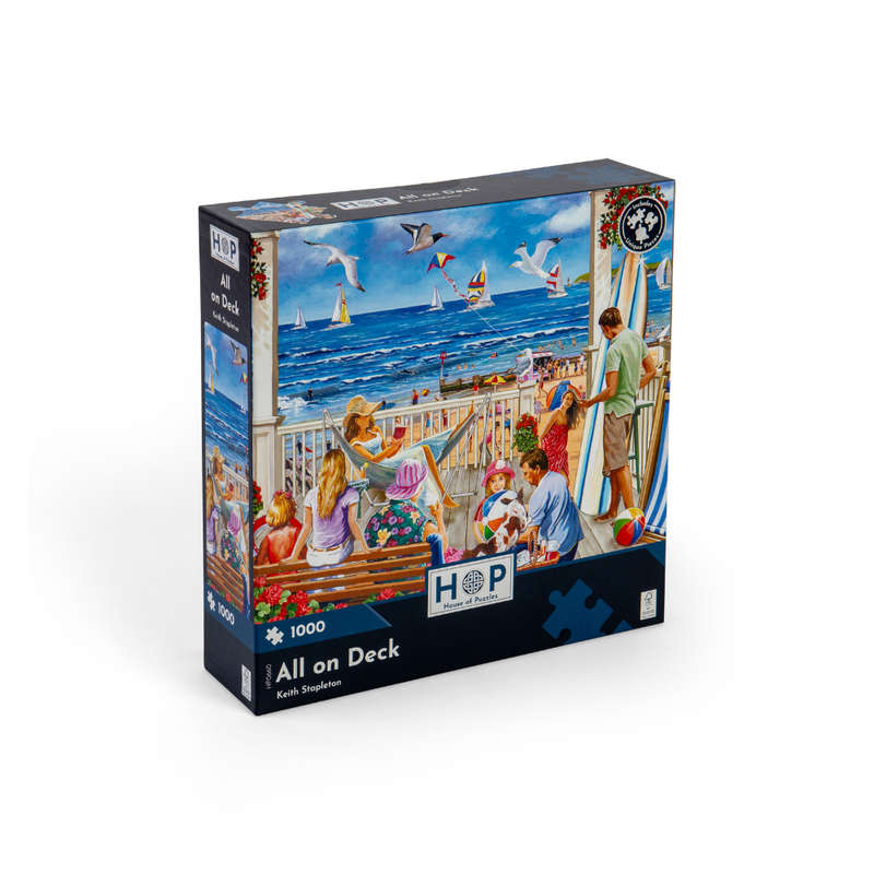 House of Puzzles - All on Deck - 1000 Piece Jigsaw Puzzle