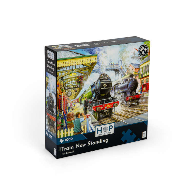House of Puzzles - Train Now Standing - 1000 Piece Jigsaw Puzzle