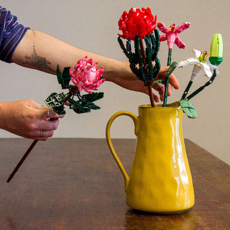 Sluban - Pleyerid - Flowers - Protea - 219pcs