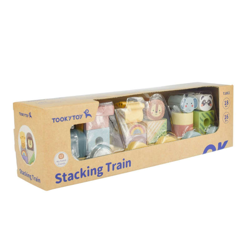 TookyToy - Stacking Train - Animals