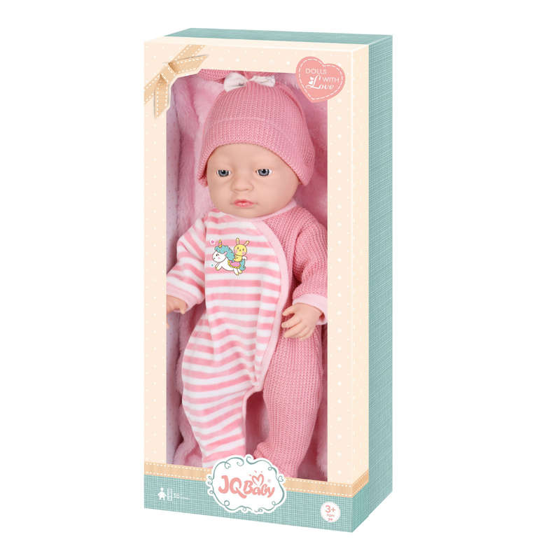 Baby Doll with Pink Clothing & Accessories - Vinyl Body - 40cm