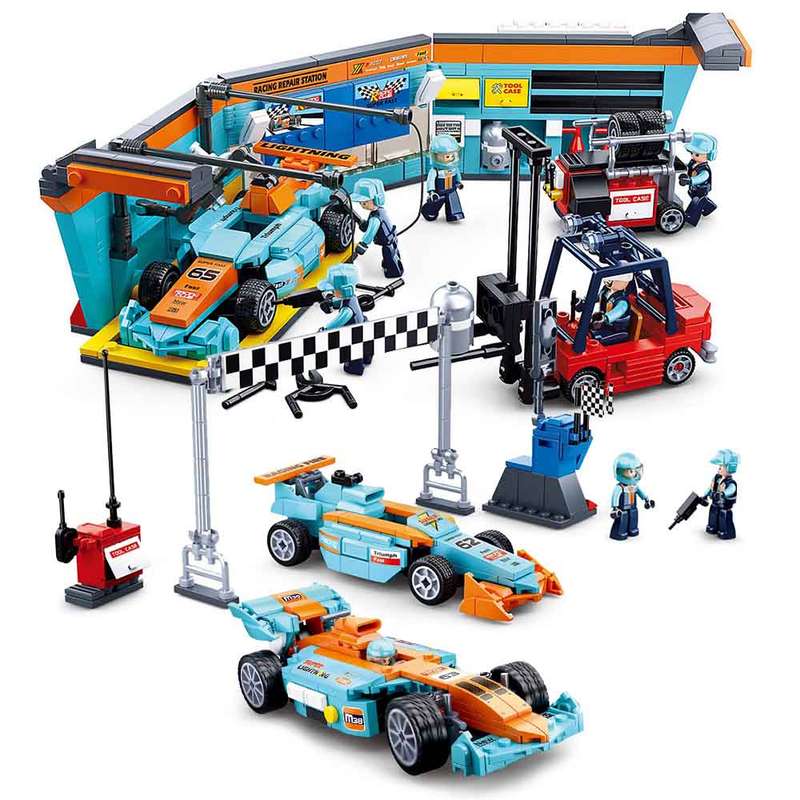 Sluban - Set of 3 Racing Team Bundle
