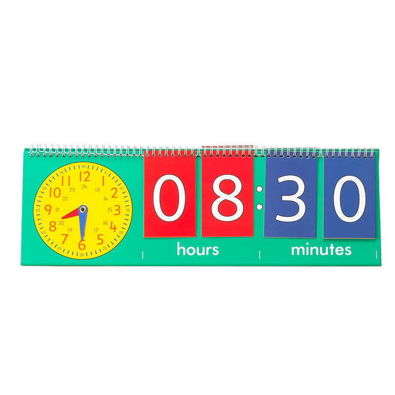 EDX Education - Flip Chart - Tell Time - Demo - 1pcs