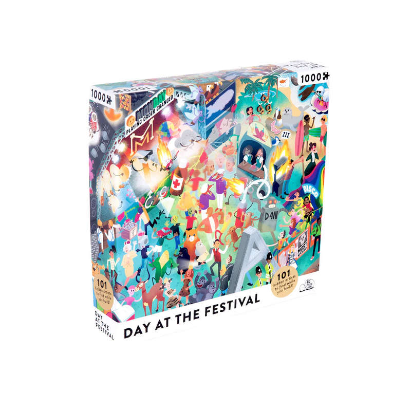 Big Potato Games - Day at the Festival - Family Puzzle - 1000pcs