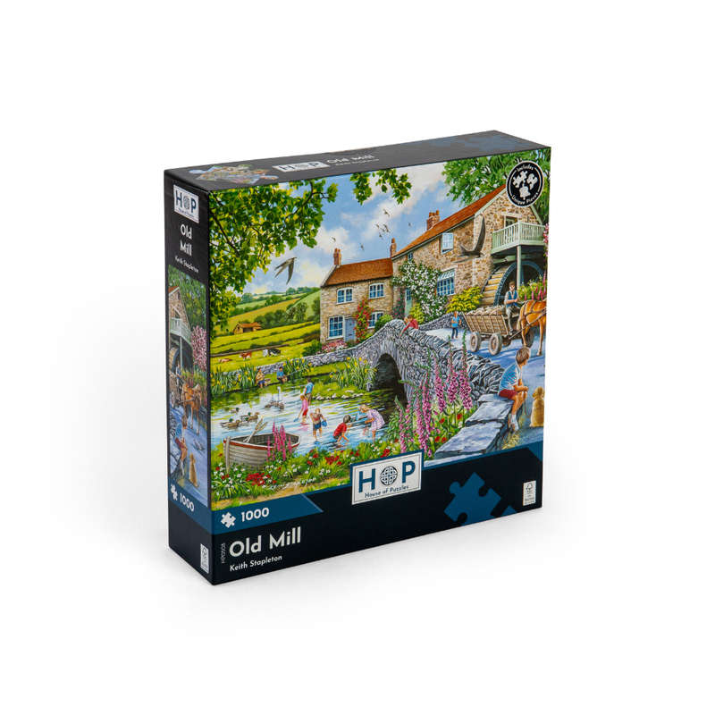 House of Puzzles - Old Mill - 1000 Piece Jigsaw Puzzle