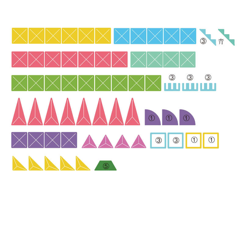 Magnetic Tiles - Space Adventure Set - 70 Pieces