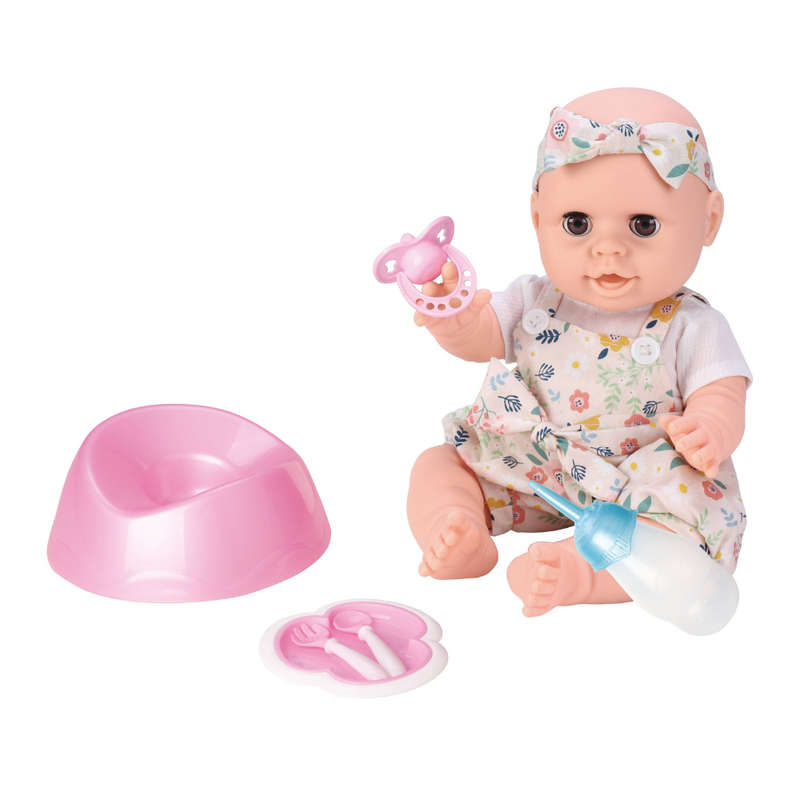 Baby Doll with Clothing, Potty & Accessories - Vinyl Body - 38cm