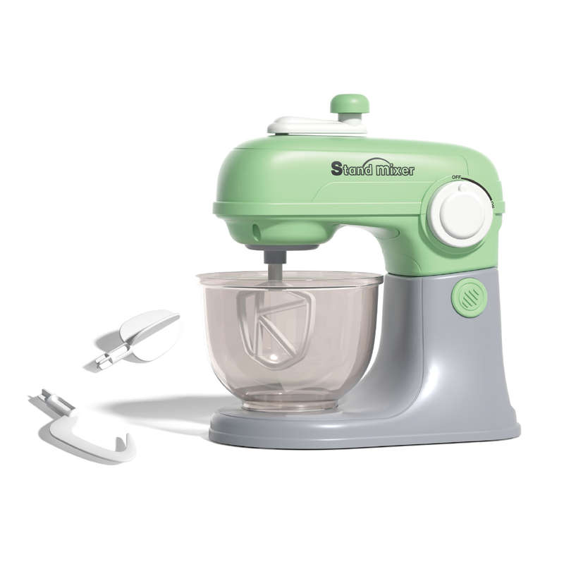 Pretend & Play Stand Mixer - Rotating Baking Set - Green